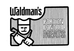 WALDMAN'S PORTION CONTROL MEATS trademark