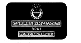 CARPENE-MALVOLTI BRUT CONEGLIANO (ITALIA) trademark