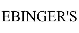 EBINGER'S trademark
