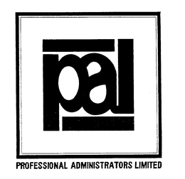 PAL PROFESSIONAL ADMINISTRATORS LIMITED trademark