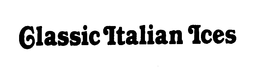 CLASSIC ITALIAN ICES trademark