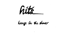 HITS HANGS IN THE SHOWER trademark