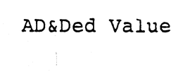 AD&DED VALUE trademark