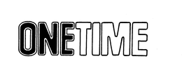 ONE TIME trademark