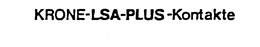 KRONE-LSA-PLUS-KONTAKTE trademark