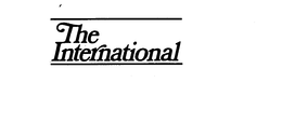 THE INTERNATIONAL trademark