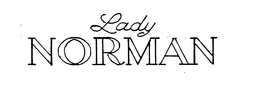 LADY NORMAN ESTABLISHED 1954 trademark