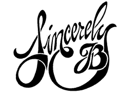 SINCERELY JB trademark