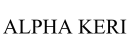 ALPHA KERI trademark