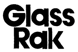 GLASS RAK trademark