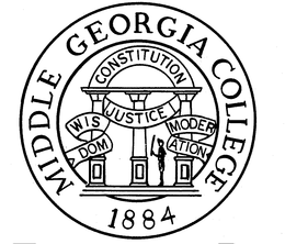 MIDDLE GEORGIA COLLEGE 1884 trademark