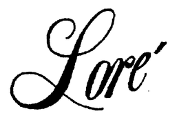 LORE trademark