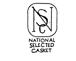 NSC NATIONAL SELECTED CASKET trademark