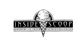 INSIDE SCOOP HOMEMADE ICE CREAM PASTRIES DELICACIES trademark
