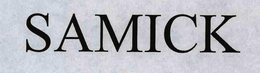 SAMICK trademark