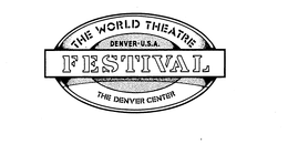 THE WORLD THEATRE DENVER U.S.A. FESTIVAL THE DENVER CENTER trademark