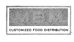 MBM CUSTOMIZED FOOD DISTRIBUTION trademark