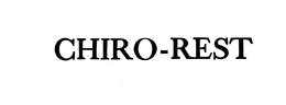 CHIRO-REST trademark