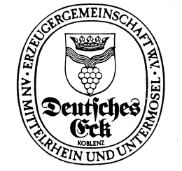 DEUTSCHES ECK ERZEUGERGEMEINSCHRAFT W.V.AM MITTELRHEIN UND UNTERMOSEL KOBLENZ trademark