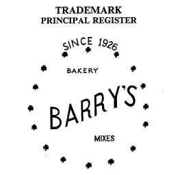 BARRY'S BAKERY MIXES SINCE 1926 trademark