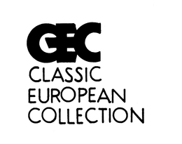 CEC CLASSIC EUROPEAN COLLECTION trademark
