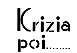 KRIZIA POI trademark