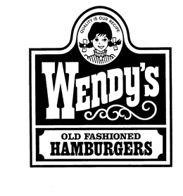 WENDY'S OLD FASHIONED HAMBURGERS trademark