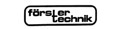 FORSTERTECHNIK trademark