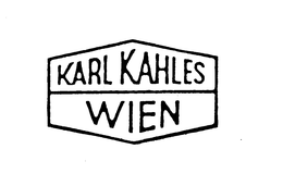 KARL KAHLES WIEN trademark