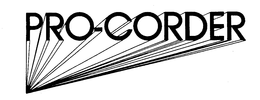 PRO-CORDER trademark