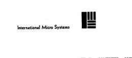 INTERNATIONAL MICRO SYSTEMS trademark