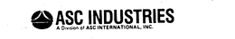 ASC INDUSTRIES A DIVISION OF ASC INTERNATIONAL, INC. trademark
