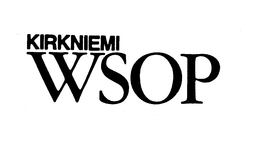 WSOP KIRKNIEMI trademark