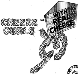 CHEESE CURLS WITH REAL CHEESE trademark