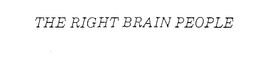 THE RIGHT BRAIN PEOPLE trademark