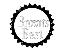 BROWN'S BEST trademark