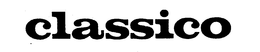 CLASSICO trademark