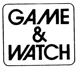 GAME & WATCH trademark