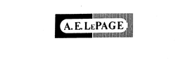A.E. LEPAGE trademark