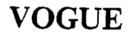 VOGUE trademark
