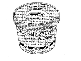 BLUE BELL SUPREME ICE CREAM BANANA PUDDING HALF GALLON trademark