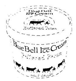 BLUE BELL ICE CREAM BUTTERED PECAN SUPREME HALF GALLON trademark