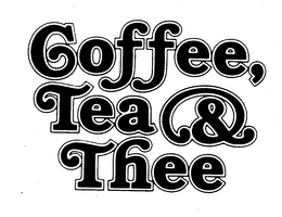 COFFEE, TEA & THEE trademark