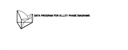 DATA PROGRAM FOR ALLOY PHASE DIAGRAMS trademark