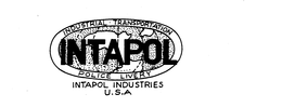 INTAPOL INDUSTRIAL TRANSPORTATION POLICE LIVERY INTAPOL INDUSTRIES U.S.A. trademark