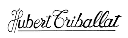 HUBERT TRIBALLAT trademark