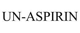 UN-ASPIRIN trademark