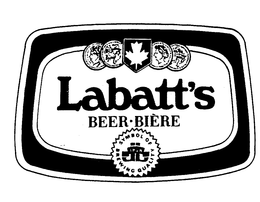 LABATT'S BEER.BIERE SYMBOL OF BREWING QUALITY 1828 trademark