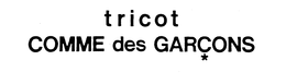 TRICOT COMME DES GARCONS trademark