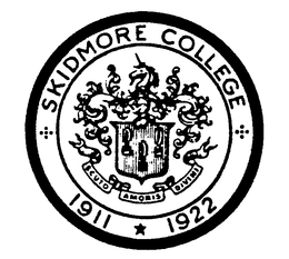 SKIDMORE COLLEGE 1911*1922 trademark